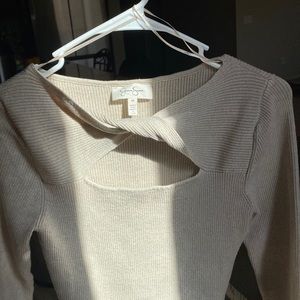 Cute top with gold glitter in a size Medium